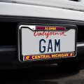 Central Michigan University Alumni Logo Full Size Standard License Plate Metal Frame