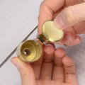 Uxcell Spring Grease Oil Cup Cap M14x1 5 Male Thread 6ml Copper Plating Machine Parts 2pcs