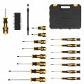 Abn Magnetic Screwdriver Set With Case 43pc Slotted Hex Flat Torx Phillips Precision Screw Driver And Drill Bit