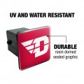 University Of Dayton Flyers Logo Tow Trailer Hitch Cover Plug Insert