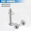 Uxcell 1set Alignment Camber Adjustment Bolts Cam Kit No 4840934030 4840934020 For Toyota Sequoia 2001-2007 Tundra 2000-2006
