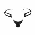 Steering Wheel Trim Cover For Chrysler 200 300 Pacifica Hybrid 2015 To 2023 Carbon Fiber Pattern Interior Accessories Abs 