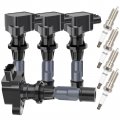 Aintier Ignition Coil Coils Iridium Spark Plugs Uf540 For Mazda 3 6 Cx-7 Mx-5 L4 2 0l 3l 5l