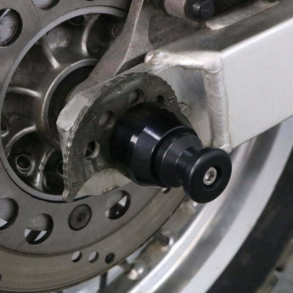 Rear Axle Slider And Swing Arm Stand Bobbins For Drz400s Drz400sm Drz400se 2000 2024 Cnc Aluminum Pom Frame Sliders Crash Pads