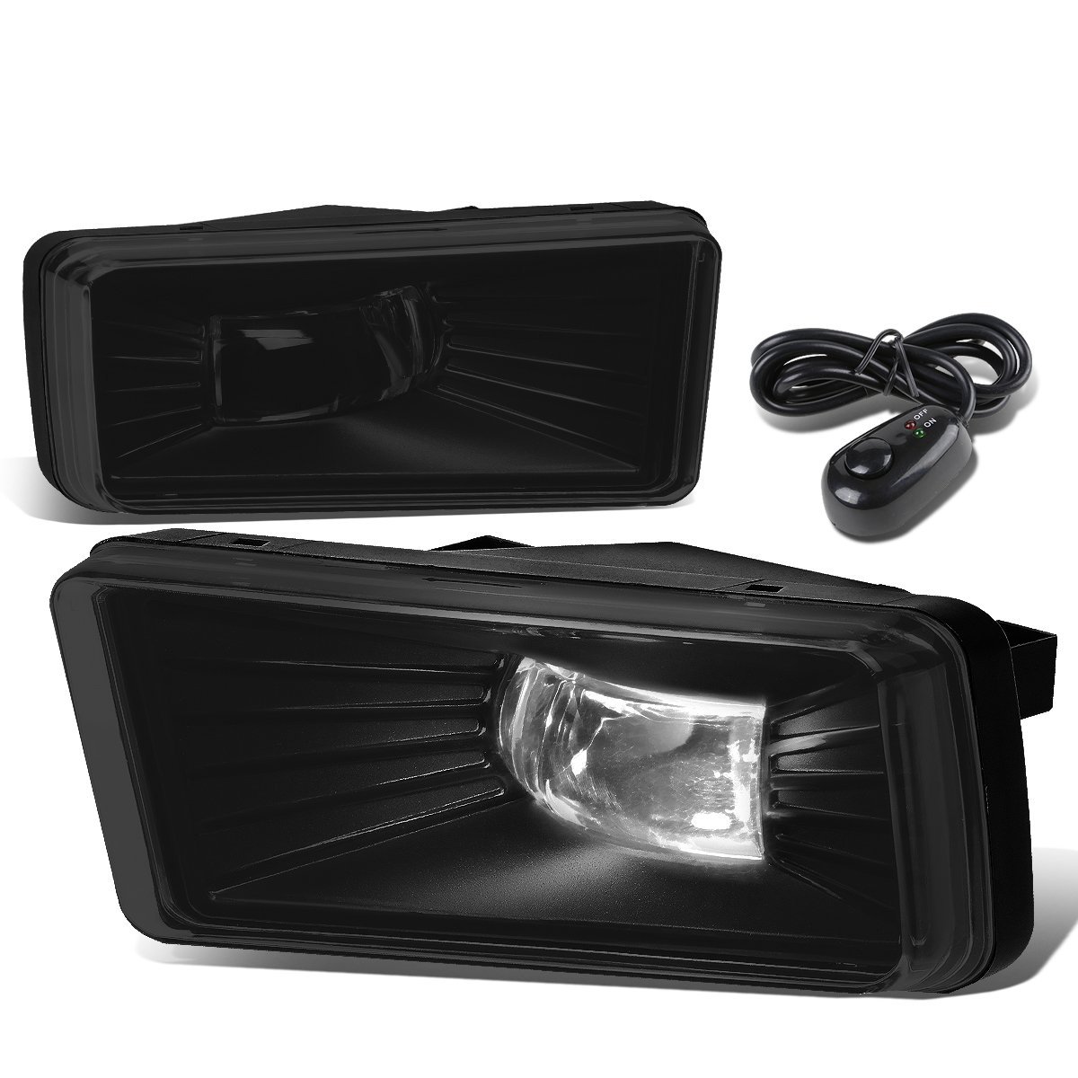Led Fog Lights For 2007-2018 Chevrolet Silverado Suburban Tahoe Gmc Sierra Yukon Smoked Lens With Wiring Harness And Switch
