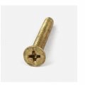 Uxcell M4 X 30mm Brass Bolts Machine Phillips Countersunk Screws Gb819 30 Pcs