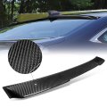 Auto Dynasty Rear Car Roof Window Visor Spoiler Wing Compatible With Honda Civic Sedan 2022-2024 Glossy Black Carbon Fiber