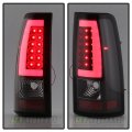 Acanii For Black 1999-2002 Chevy Silverado 1500 99-06 Gmc Sierra Led Tube Tail Lights Lamps
