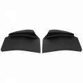 Hecasa Pair Front Bumper Fillers Fender Filler Compatible With 1980-1989 Cadillac Deville Fleetwood