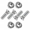 Caltric 4x Front Rear Studs And Flange Nuts Compatible With Polaris Scrambler 500 2x4 4x4 2001-2005 3 8