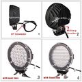 Lightronic 7inch Led Driving 140w Round Cree Off-road Lights Spot Fog For Jeep Atv Utv Golf Cart Lighting Trucks Pickup Ford 