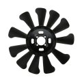 Radiator Fan Blade For Gmc Savana 2500 3500 2003 2015 15 In Diameter Black Plastic Fits 4 3l V6 8l 5 6 0l V8 Replaces Gm3112118 