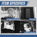 Replacement Headlights Assembly With Bumper Light And Corner Lamp Compatible Chevy C10 C K-series Blazer Suburban Tahoe