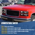 Replacement Headlights Assembly With Bumper Light And Corner Lamp Compatible Chevy C10 C K-series Blazer Suburban Tahoe