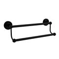 Allied Brass 24 Double Towel Bar Matte Black 