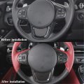 Jswan Carbon Fiber Steering Wheel Panel Cover Fit For Toyota Supra Gr A90 Mk5 Frame Trim Button Car Lower Part