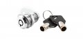 Uxcell Cabinet Drawer Mailbox Cylinderical Cam Lock 40mm X 25mm 2 Keys