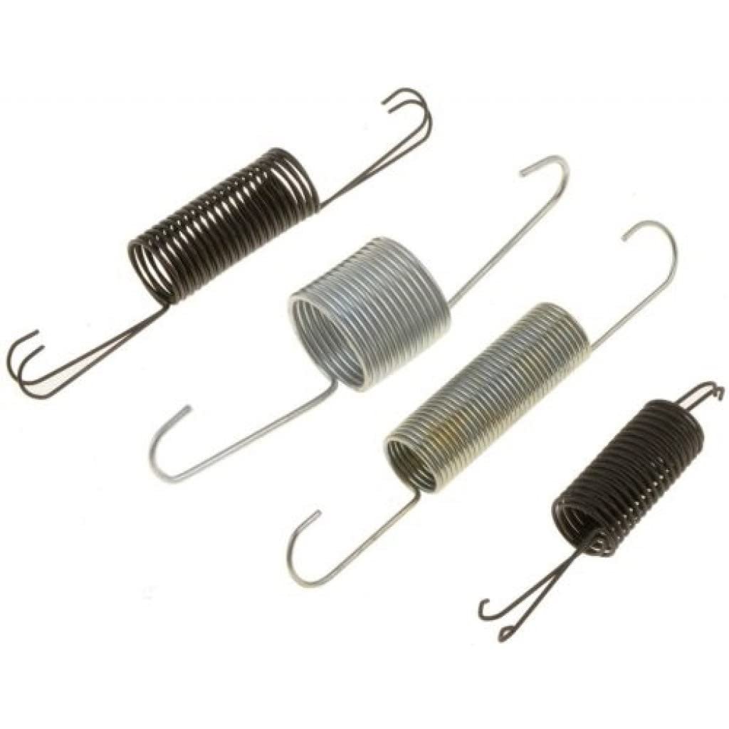 Throttle Return Spring Steel Material Dual Design 4 Piece Set Universal Fit Black And Silver Part Number 59207