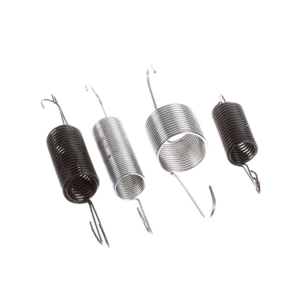 Throttle Return Spring Steel Material Dual Design 4 Piece Set Universal Fit Black And Silver Part Number 59207