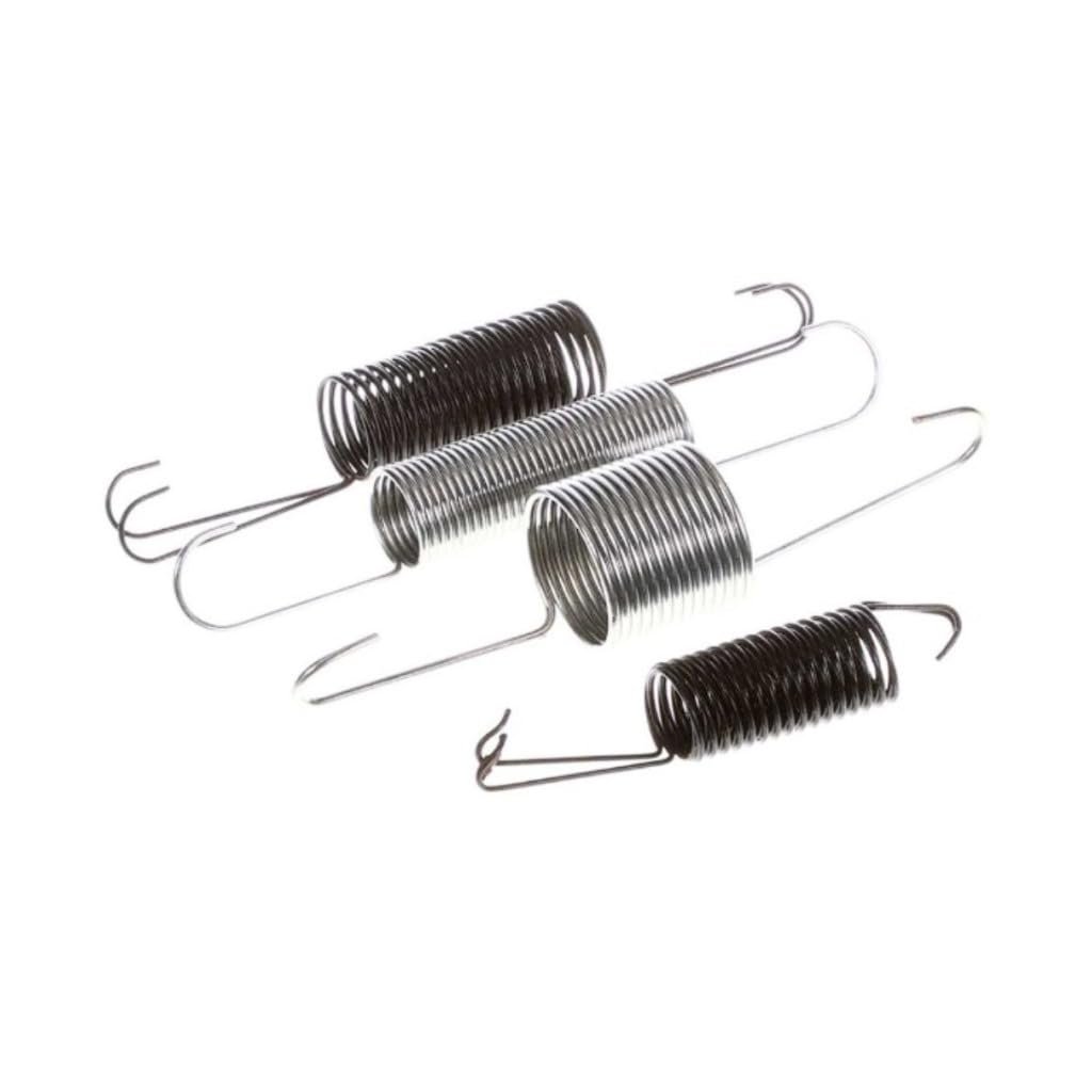 Throttle Return Spring Steel Material Dual Design 4 Piece Set Universal Fit Black And Silver Part Number 59207