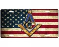 Masonic License Plate 