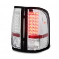 2007-2013 Chevy Silverado 1500 2500hd 3500hd Pickup Truck Chrome Bezel Led Tail Brake Light Housing Lamp Assembly Driver And 