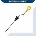 Hihaha No 25610-p4r-a01 Oil Dipstick For Honda Civic 1992-2000 Cr-v 1997-2001 Level Durable Metal 1 Pc Black