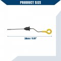 Hihaha No 25610-p4r-a01 Oil Dipstick For Honda Civic 1992-2000 Cr-v 1997-2001 Level Durable Metal 1 Pc Black