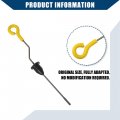 Hihaha No 25610-p4r-a01 Oil Dipstick For Honda Civic 1992-2000 Cr-v 1997-2001 Level Durable Metal 1 Pc Black