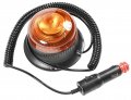 Hqrp Amber Mini Beacon Strobe Light 39 Smd Leds 360 Degree Lighting 12-24v Dc Ip56 Protection 15w Power 1
