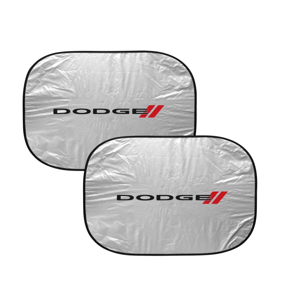 Dodge Logo Universal Fit Dual Panels 2 Of 28 W X 24 L Easy Folding Windshield Sun Shade