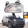Labwork Passenger Side Front Park Right Turn Signal Light Lamp Replacement For 2015-2018 Renegade Corner 68256431aa Ch2531105