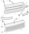 Britpart Rh Passenger Lh Driver Side Headlamp Finishers Compatible With Land Rover Discovery 2 1999-2002 Parts Dhh100700pcm