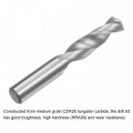 Uxcell Solid Carbide Drill Bits 8 2mm C2 K20 Tungsten Jobber Straight Shank Drilling Tool For Stainless Steel Aluminum Iron