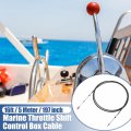Uxcell 1pcs 16ft 197 Inch Marine Type 3300 33c Throttle Shift Remote Control Box Cable W Clevis For Yamaha Outboard Engine Boat