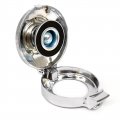 Fuel Cap Quick-fill Flip-top Chrome With Lettering For 1969 Plymouth Barracuda 