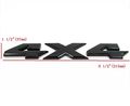Yoaooa Genune Black Ram 4x4 Emblem Badge 3d Decals Nameplate Flat Letterfor Dodge 1500 2500 3500 Oem Matte