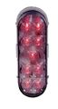 M63322rcl Red 6 In Oval Stop Tail Turn Light With Clear Lens Polycarbonate Housing Waterproof Led Grommet Mount 