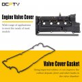 Ocpty Valve Cover Gasket Set Replacement Fit For 06- Hyundai Accent 1 6l Dohc L4 16v Kia Rio 1 22441-26801 264-990 Covers