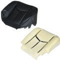 Leather Driver Side Bottom Seat Cover Foam Cushion Replacement For 2003-2006 Silverado Black 