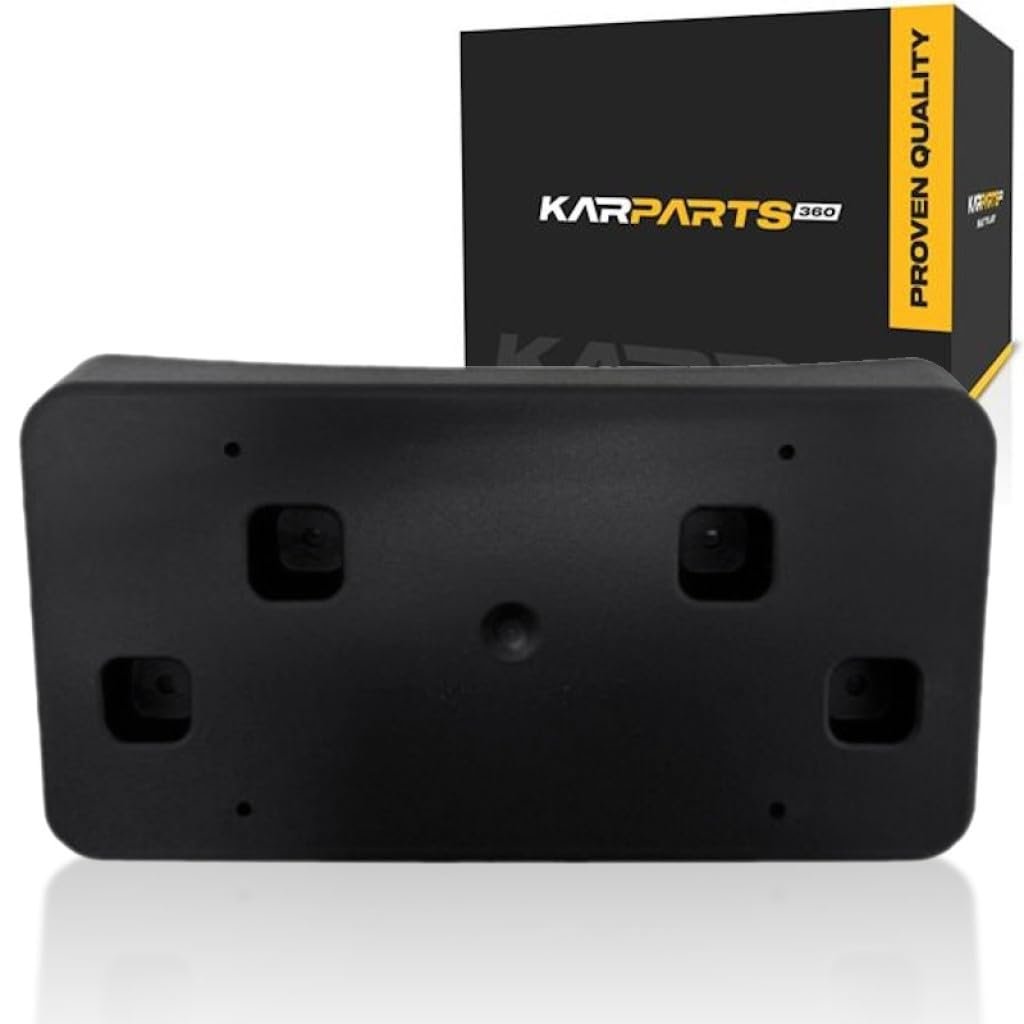 Front License Plate Bracket For Chevy Traverse 2024 2025 Replacement Gm1068259 Black Plastic Standard Style