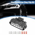 X Autohaux 1 Set 6 Pin Throttle Position Sensor Connector Adapter Plug Clip Kit Replacement Universal For Car