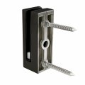 Stainless Steel 2205 Grade Side Wall Mounted Smart Spigot Glass Clamp For 1 2 Leg Blot Matt Black Finish 1-piece 