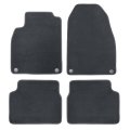 Velour Floor Mats For Saab 9 3 2003 To 2011 Custom Fit Black Carpet Liners Anti Slip All Season Full Set Front And Rear Bottom 