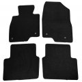 Freemotor802 For 2014-2018 Mazda 3 Floor Mats Black Nylon Car Carpets 4-pc Set 