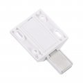 Uxcell Glass Door Magnetic Touch Catch Latch Closure Plastic White 10pcs