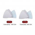 Uxcell 800 Grit 1000 Triangle Detail Sander Sandpaper Hook And Loop 3-1 2 Inch White 400 24 Pcs