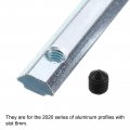 Uxcell Straight Line Connector 10pcs 3 9inch Inside Joint Brackets With M5 Screws For 2020 Series Aluminum Extrusion Profile T