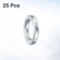 25 Pcs Galvanized Steel Spacer 1 2 Bore X 3 4 Od 8 Length Unthreaded Standoff Bushing Plain Finish Round Metal Fits M12 Screws