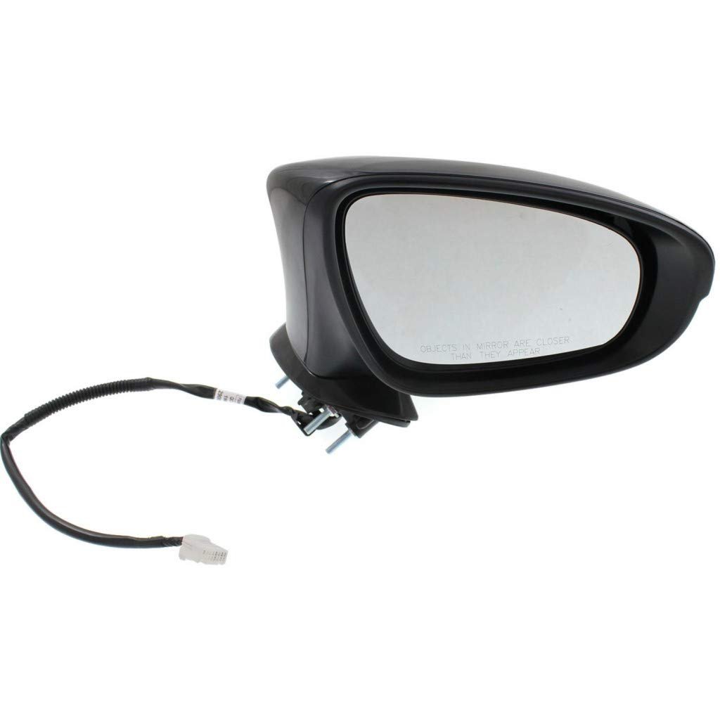 Passenger Side Door Mirror For Lexus Is300 2016 2017 Power Heated Manual Folding With Signal And Puddle Light Paintable